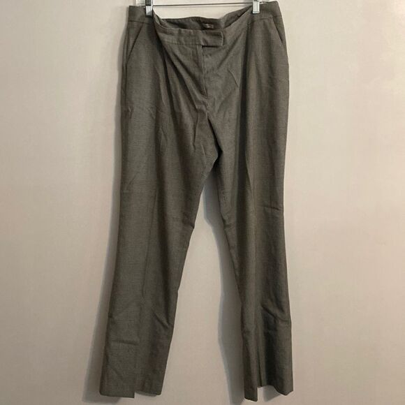 Anne Klein The Executive Black/White Plaid trouser, size 16 - Picture 1 of 4